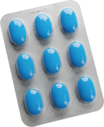 Pastillas genéricas azules de sildenafil